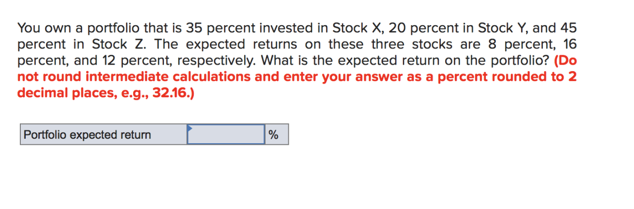 You invested 2300 in a stock