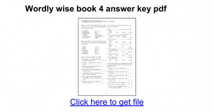 Wordly wise book 8 lesson 4