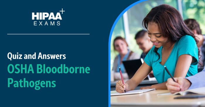 Bloodborne pathogens quiz answers 2023