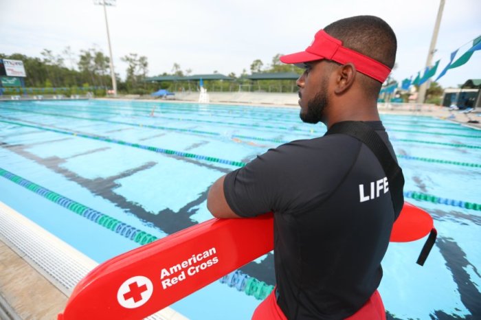 Lifeguard management certificate cross red