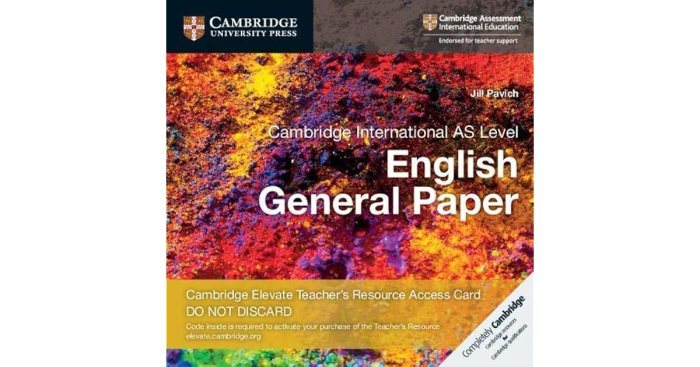 Cambridge international as level english general paper answers