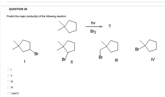 Predict the major product of the reaction shown.