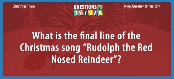 Trivia about rudolph the red-nosed reindeer