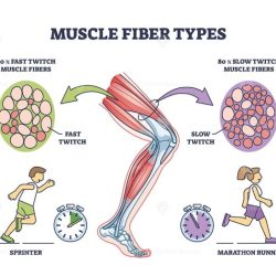 Muscle type fibers twitch slow fast vs mcat