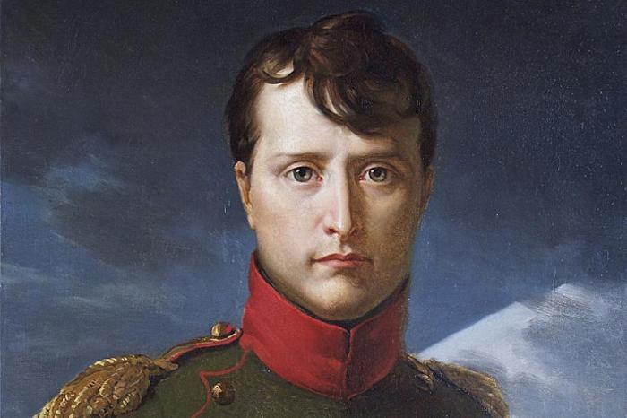 The young napoleon bonaparte studying at the military academy